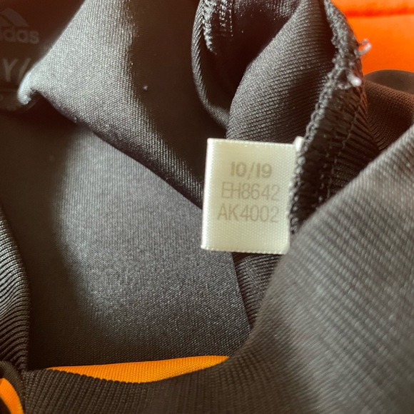 Adidas Houston Dynamo Jersey Youth 15-16 Away Black Soccer Aeroready - Picture 6 of 6